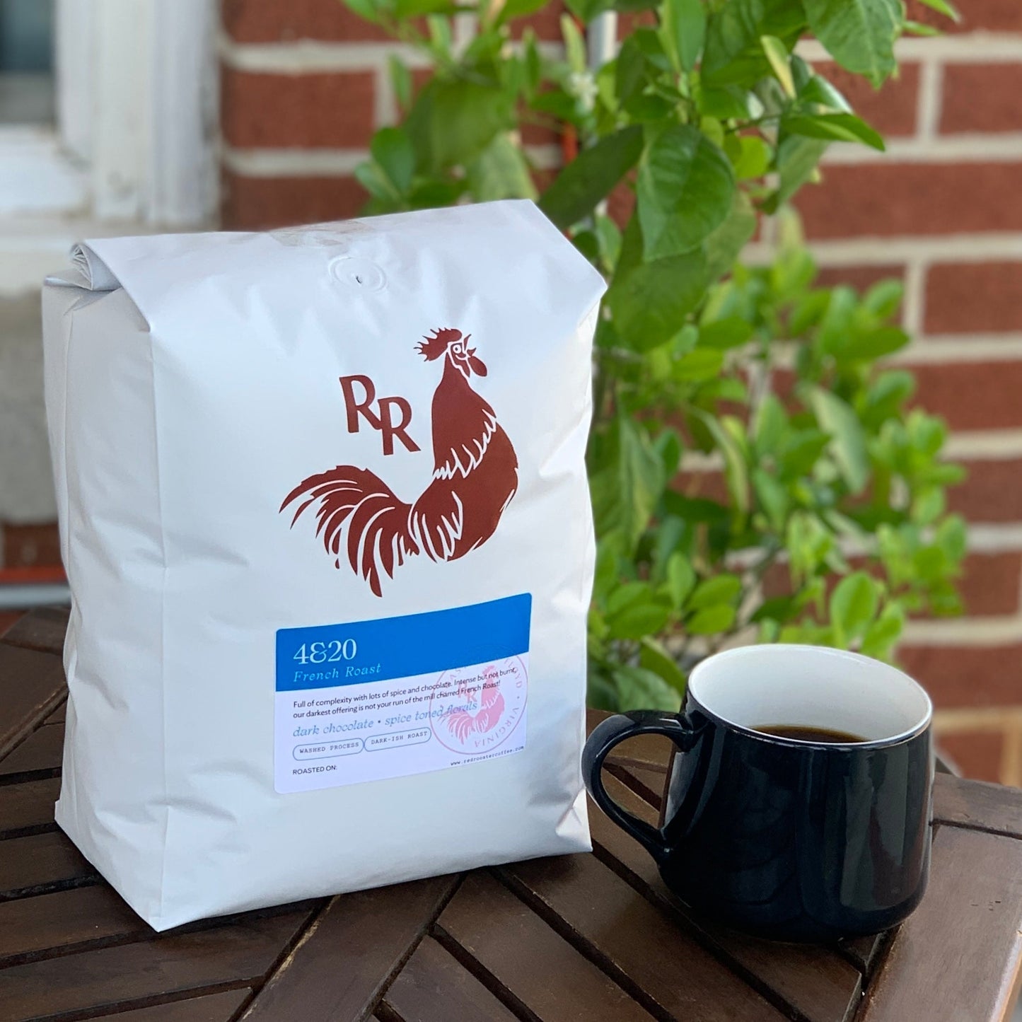 Organic 4 and 20 French Roast - Roasted Coffee for Everyday Home Brewing