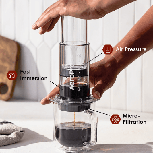 AeroPress Flow Control Filter Cap - Standard - Reusable Coffee Filter for Everyday Brewing