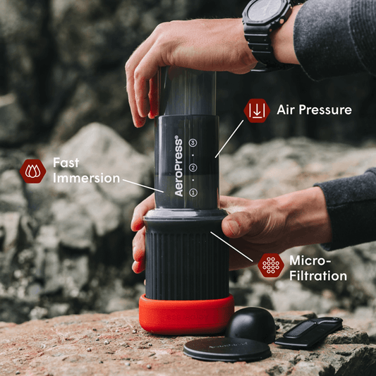 AeroPress Coffee Maker - Go - Coffee Press for Smooth Everyday Brewing