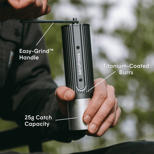 AeroPress Manual Coffee Grinder - Manual Coffee Grinder for Fresh Daily Brewing