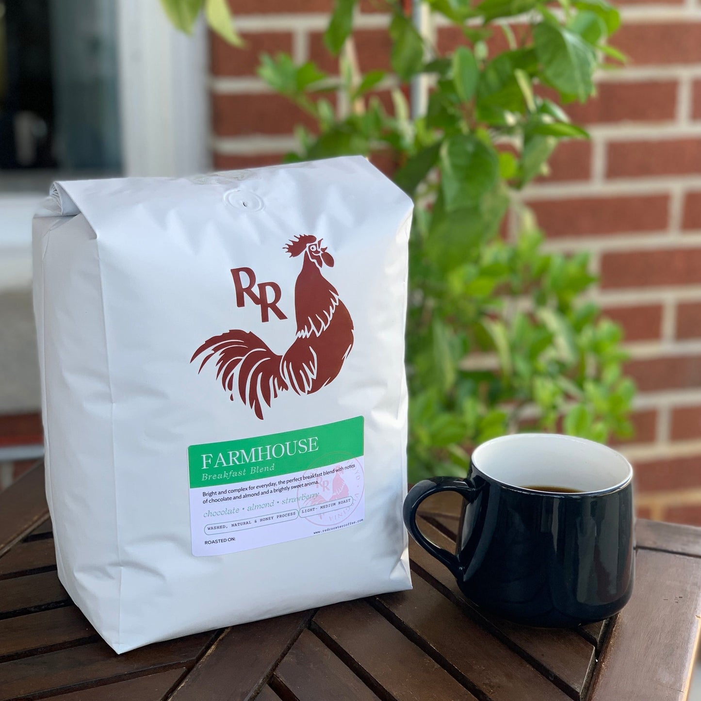 Organic Floyd Farmhouse Breakfast Blend - Roasted Coffee for Everyday Home Brewing