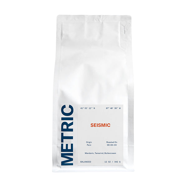 Seismic 12 oz - Roasted Coffee for Everyday Home Brewing