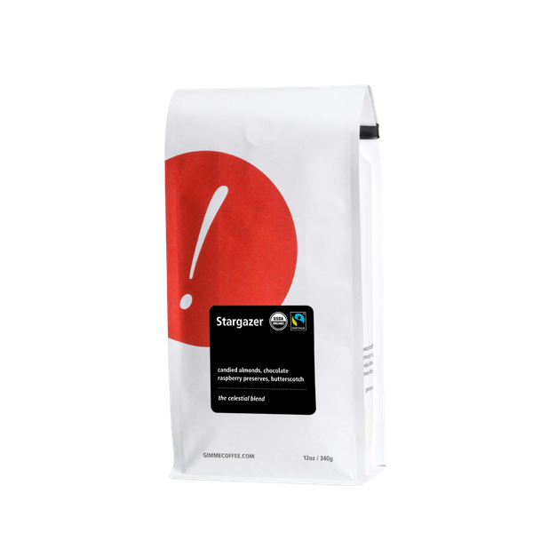Stargazer Fairtrade Organic 12 oz - Roasted Coffee for Everyday Home Brewing
