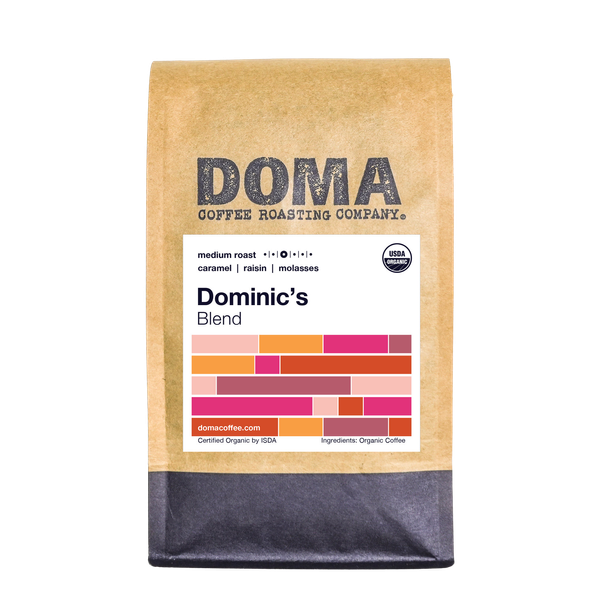 Dominics 12 oz - Roasted Coffee for Everyday Home Brewing