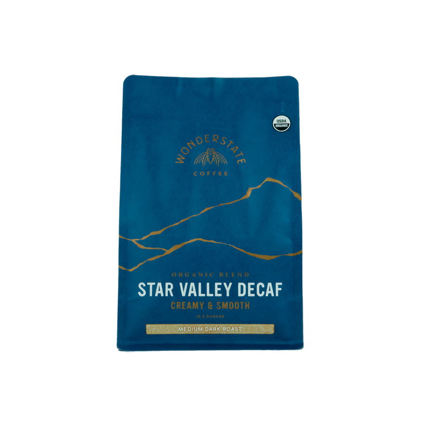 Organic Star Valley Decaf 10.5 oz - Roasted Coffee for Everyday Home Brewing