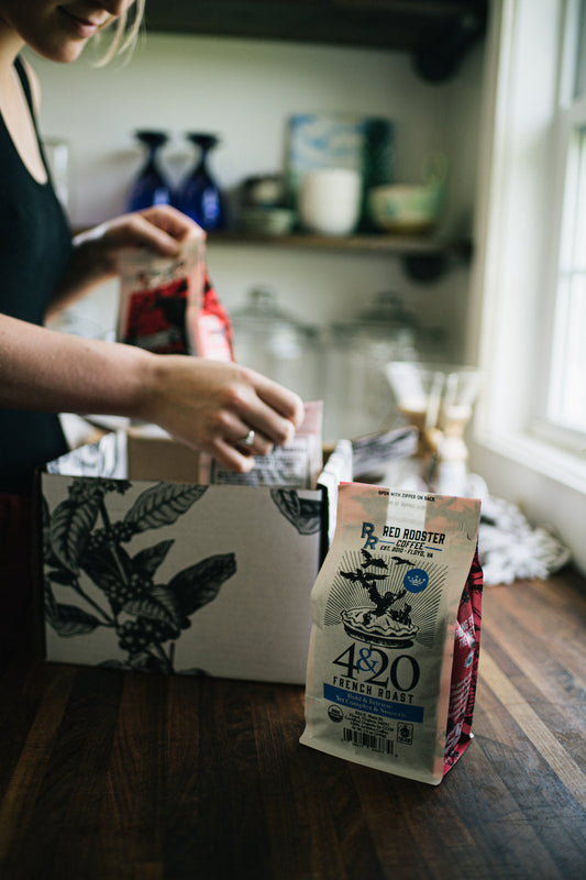 Organic 4 and 20 French Roast - Roasted Coffee for Everyday Home Brewing