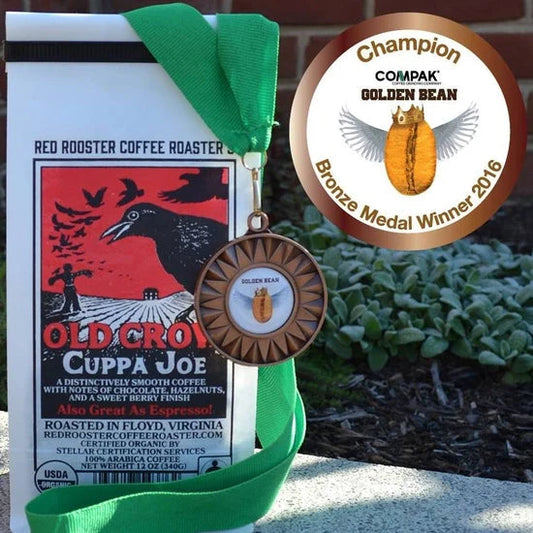 Organic Old Crow Cuppa Joe - Roasted Coffee for Everyday Home Brewing