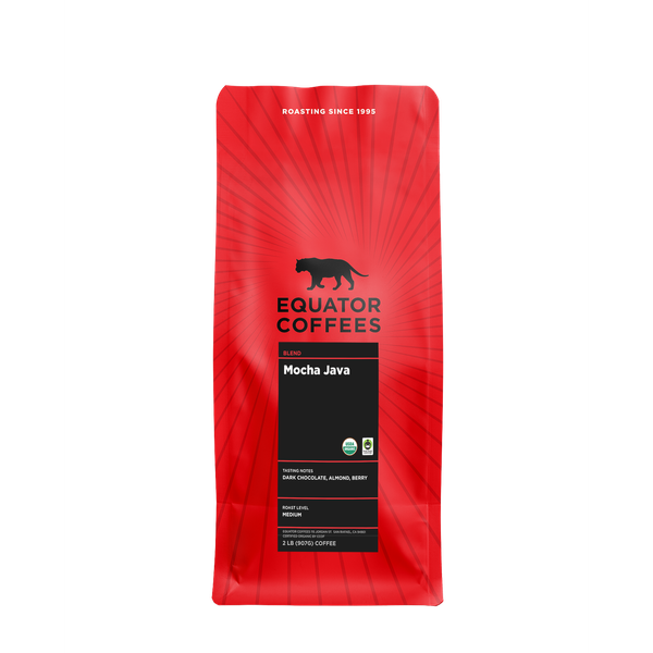 Mocha Java Fair Trade Organic 2 lb - Roasted Coffee for Everyday Home Brewing
