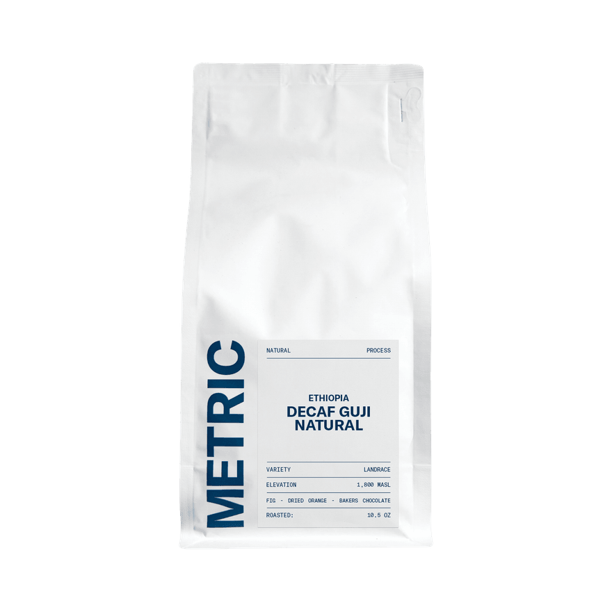 Ethiopia Decaf Guji Natural 10.5 oz - Roasted Coffee for Everyday Home Brewing