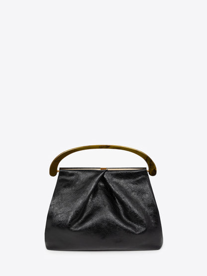 Pleated Leather Bag