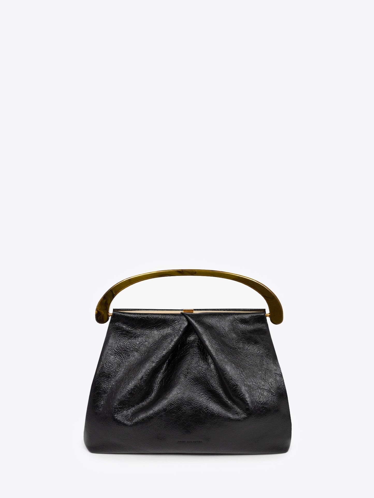 Pleated Leather Bag