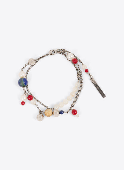 Pearl And Stone Bracelet