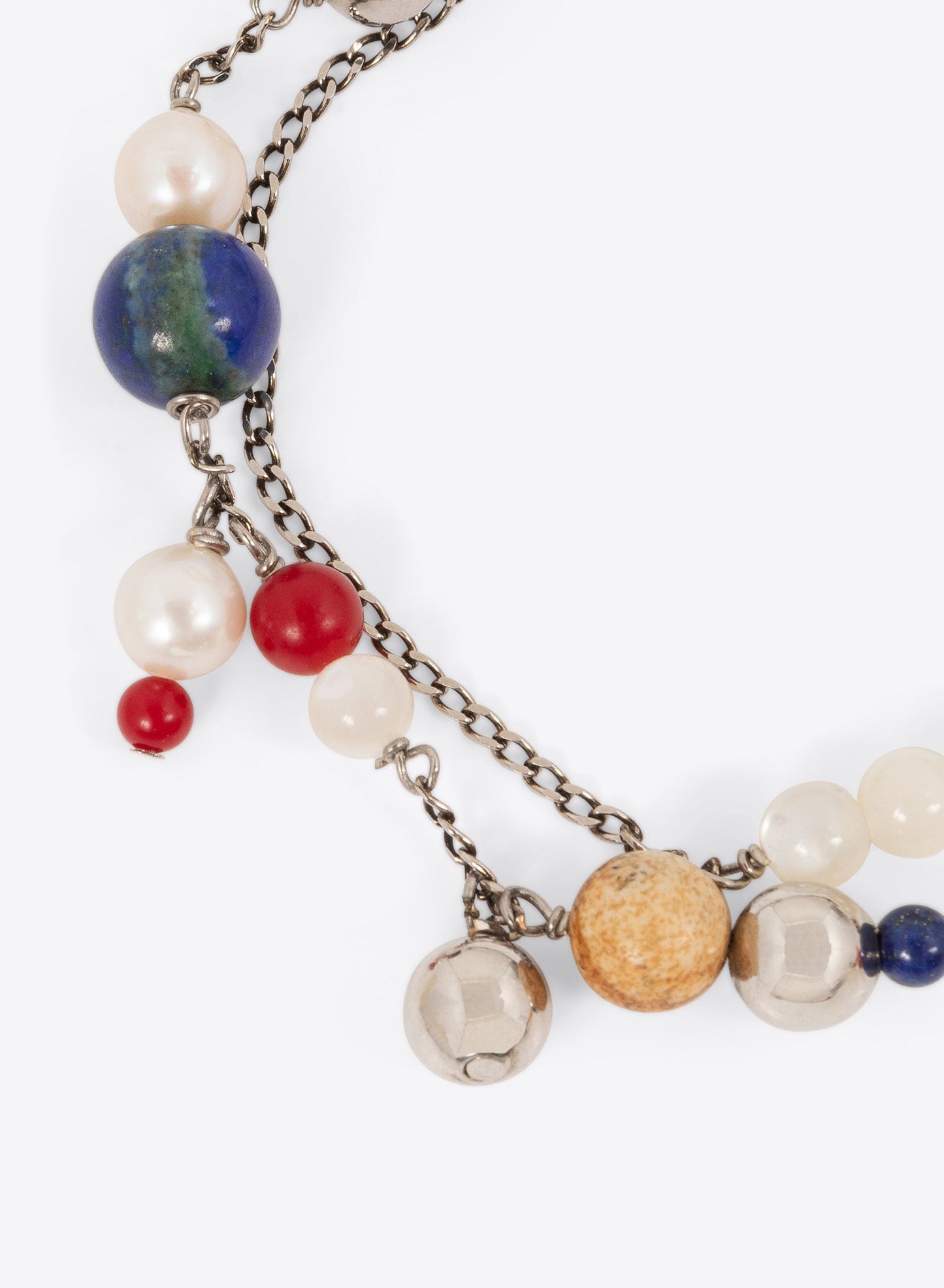 Pearl And Stone Bracelet