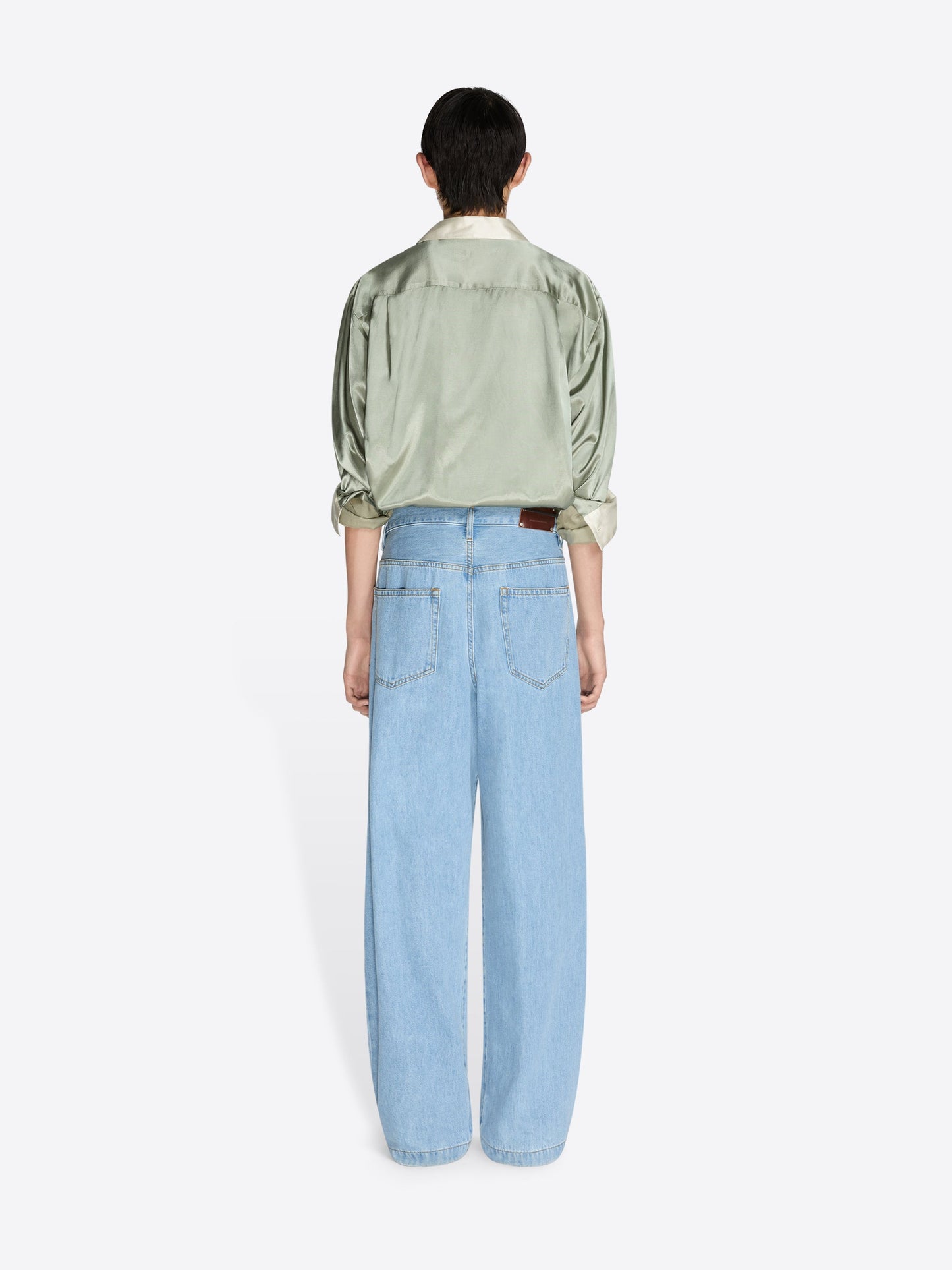 Pleated Jeans