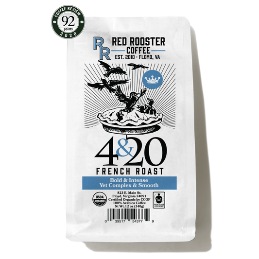 Organic 4 and 20 French Roast - Roasted Coffee for Everyday Home Brewing