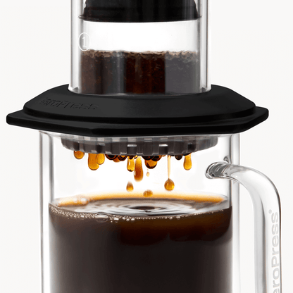 AeroPress Double Wall Glass Coffee Mug - 2 Pack - Coffee Drinkware for Home and Travel