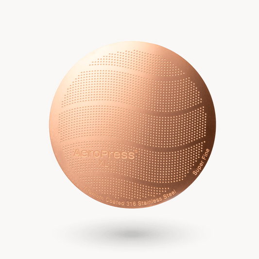 AeroPress Gold Tone Filter - XL - Reusable Coffee Filter for Everyday Brewing