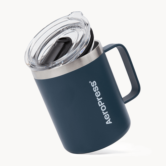 AeroPress Travel Coffee Mug - Stainless Steel - Coffee Drinkware for Home and Travel