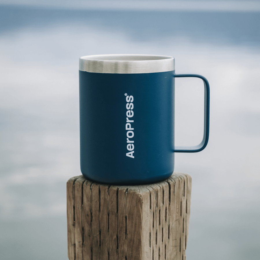 AeroPress Travel Coffee Mug - Stainless Steel - Coffee Drinkware for Home and Travel