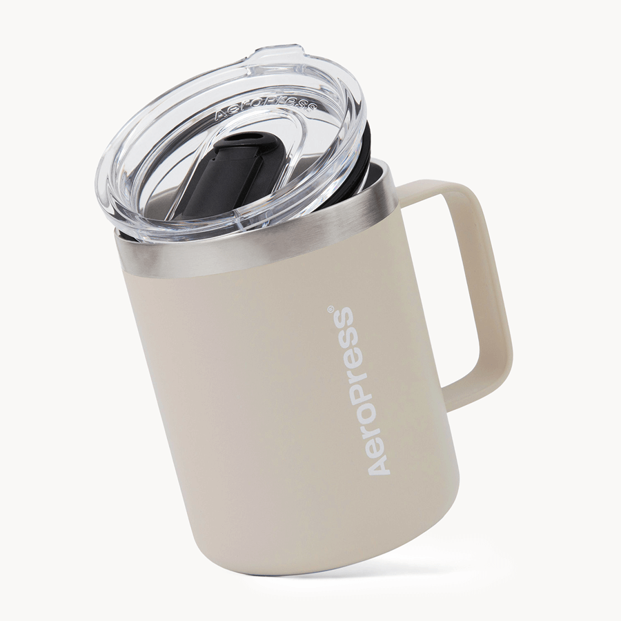 AeroPress Travel Coffee Mug - Stainless Steel - Coffee Drinkware for Home and Travel