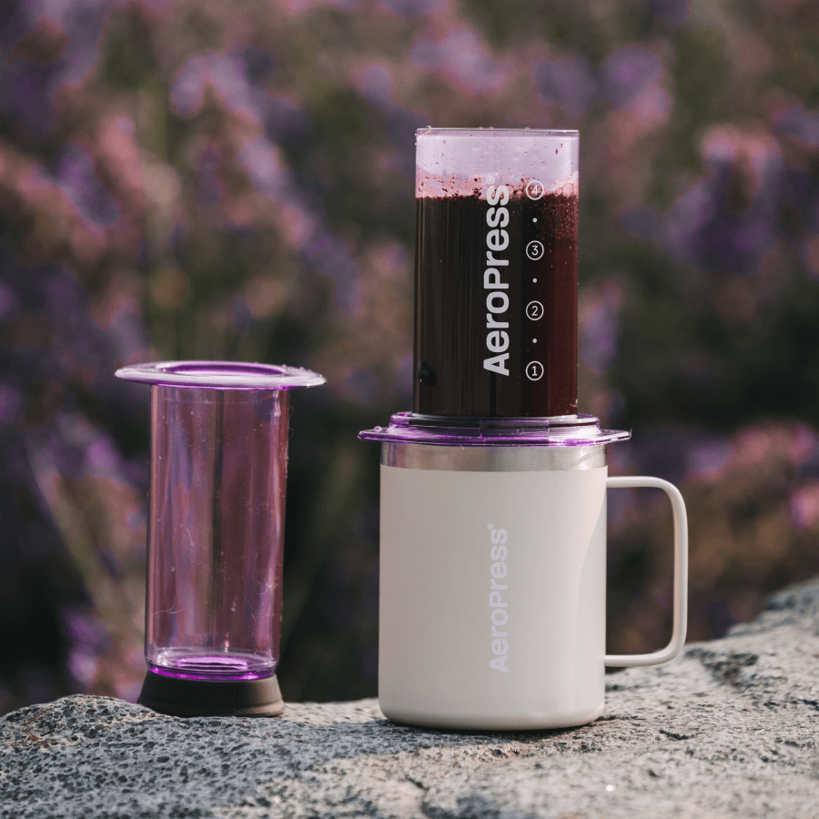 AeroPress Travel Coffee Mug - Stainless Steel - Coffee Drinkware for Home and Travel