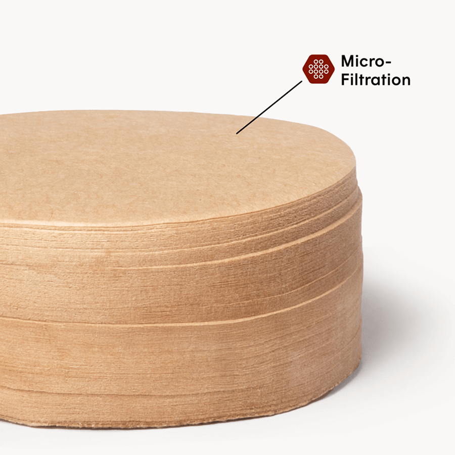 AeroPress Natural Paper Micro - Filters - Standard - Reusable Coffee Filter for Everyday Brewing