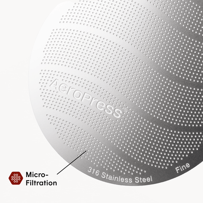 AeroPress Stainless Steel Filter - Standard - Reusable Coffee Filter for Everyday Brewing