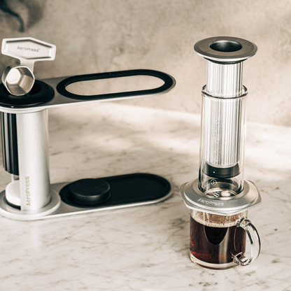 AeroPress Organizer Stand - Stainless Steel - Coffee Station Organizer for Everyday Use