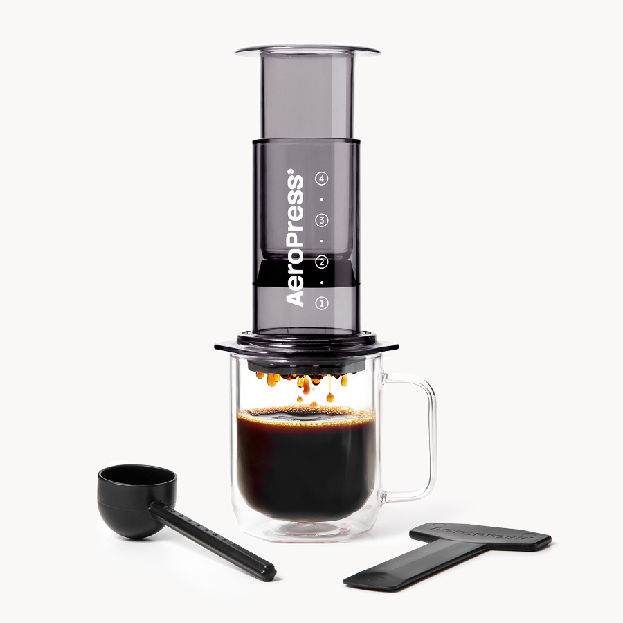 AeroPress Coffee Maker - Clear and Colors - Coffee Press for Smooth Everyday Brewing
