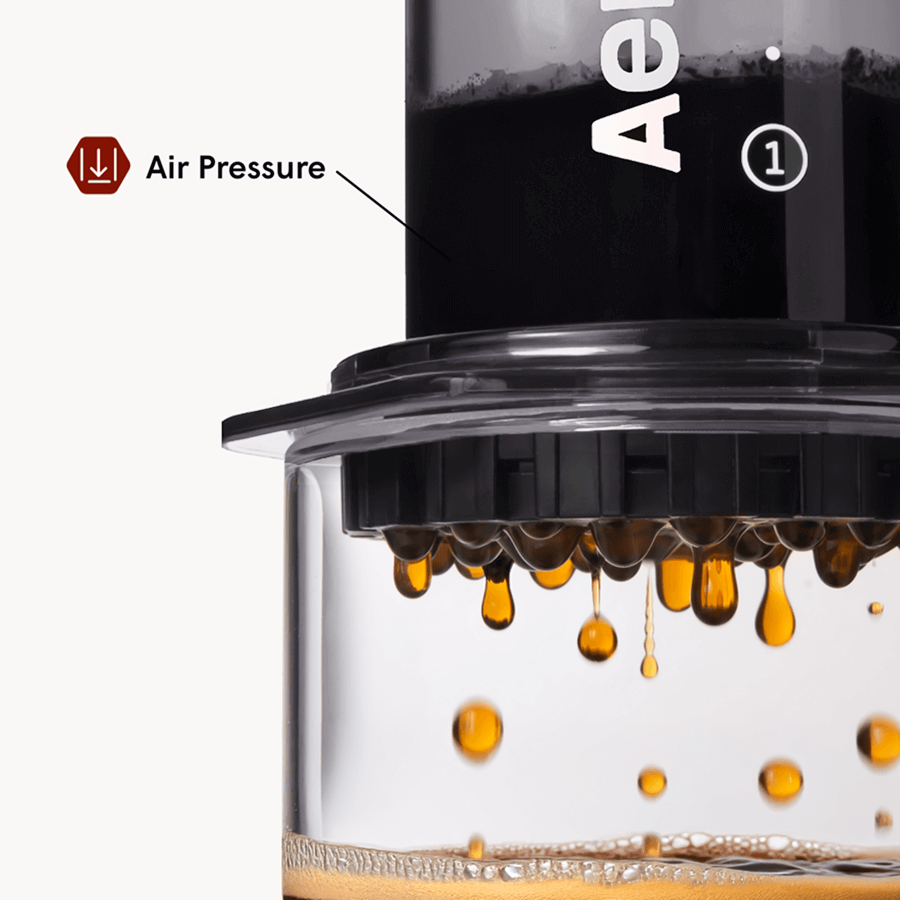 AeroPress Coffee Maker - Clear and Colors - Coffee Press for Smooth Everyday Brewing