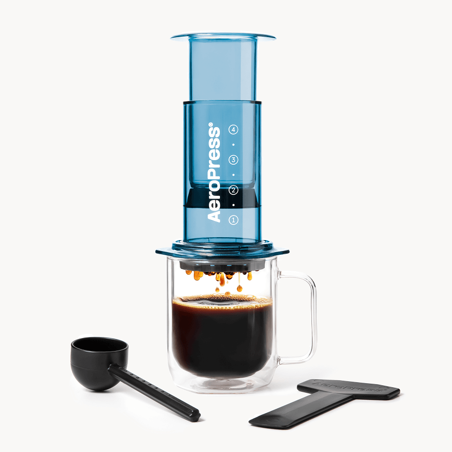 AeroPress Coffee Maker - Clear and Colors - Coffee Press for Smooth Everyday Brewing