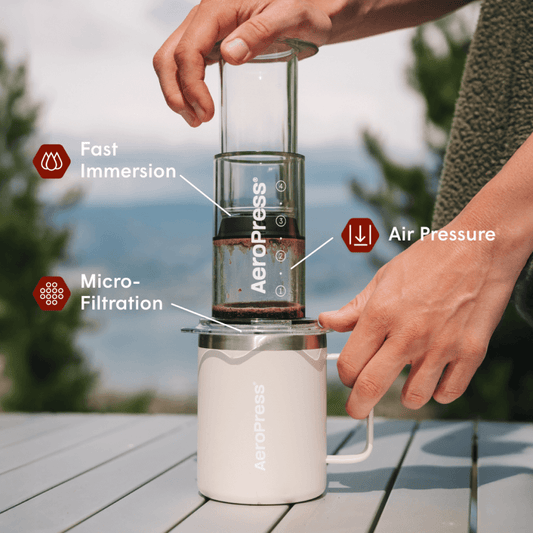 Travelers Bundle - Clear - Coffee Brewing Bundle for Complete Preparation