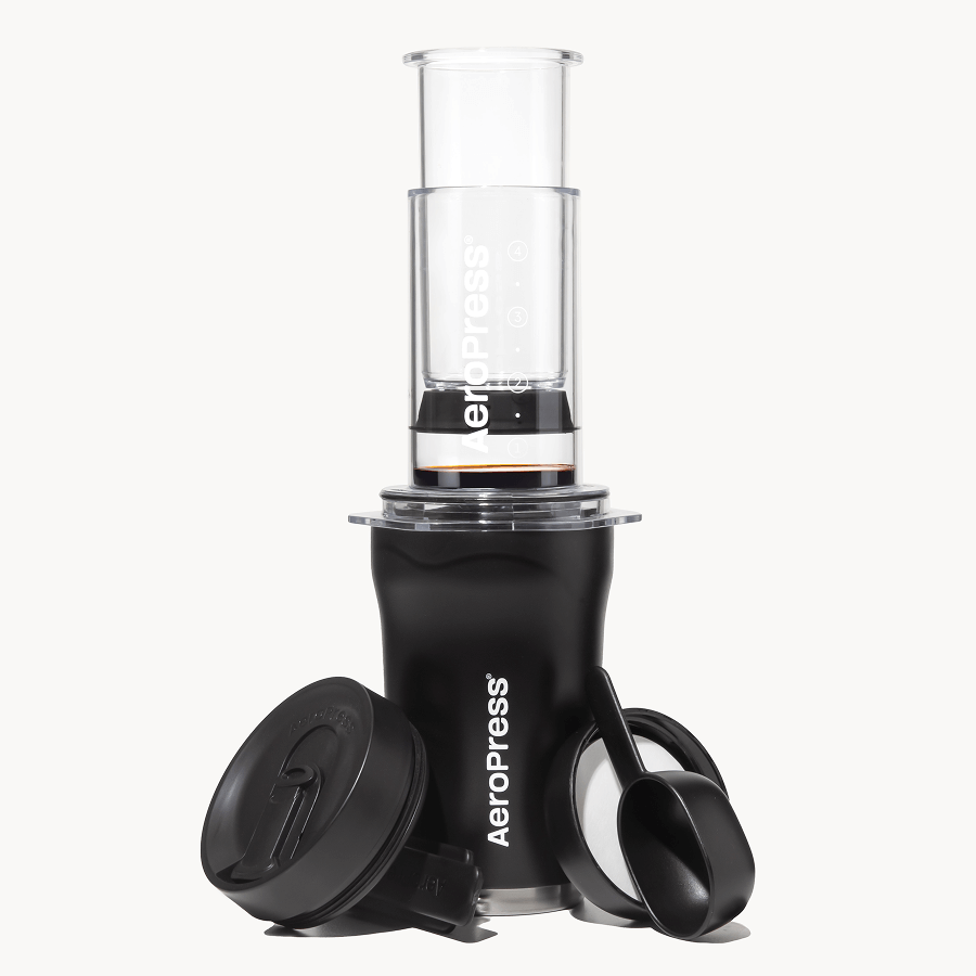 AeroPress Coffee Maker - Go Plus - Coffee Press for Smooth Everyday Brewing