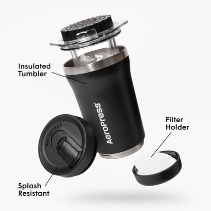 AeroPress Coffee Maker - Go Plus - Coffee Press for Smooth Everyday Brewing