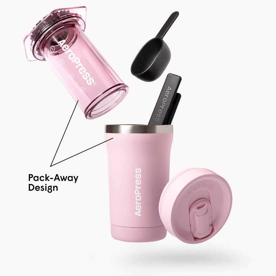 AeroPress Coffee Maker - Go Plus - Coffee Press for Smooth Everyday Brewing