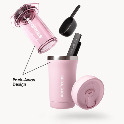 AeroPress Coffee Maker - Go Plus - Coffee Press for Smooth Everyday Brewing
