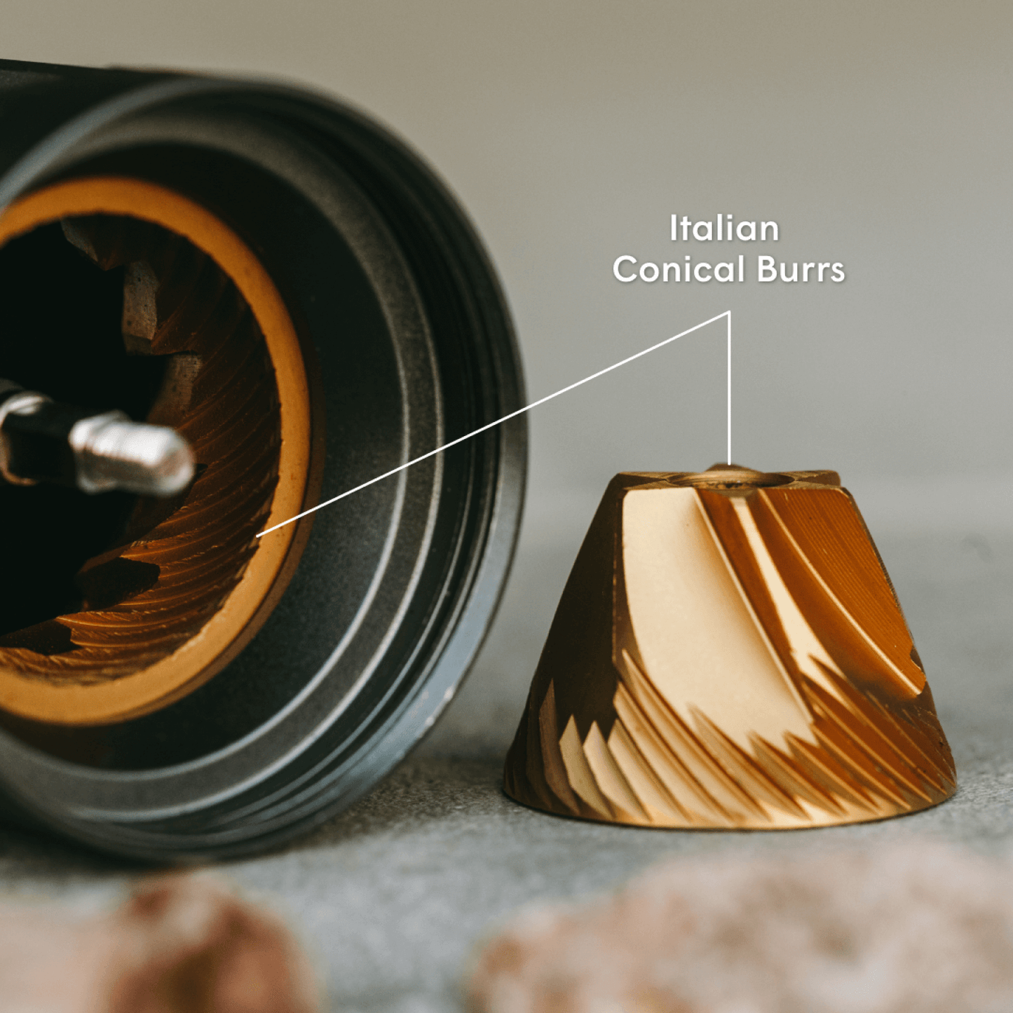 AeroPress Manual Coffee Grinder - Manual Coffee Grinder for Fresh Daily Brewing