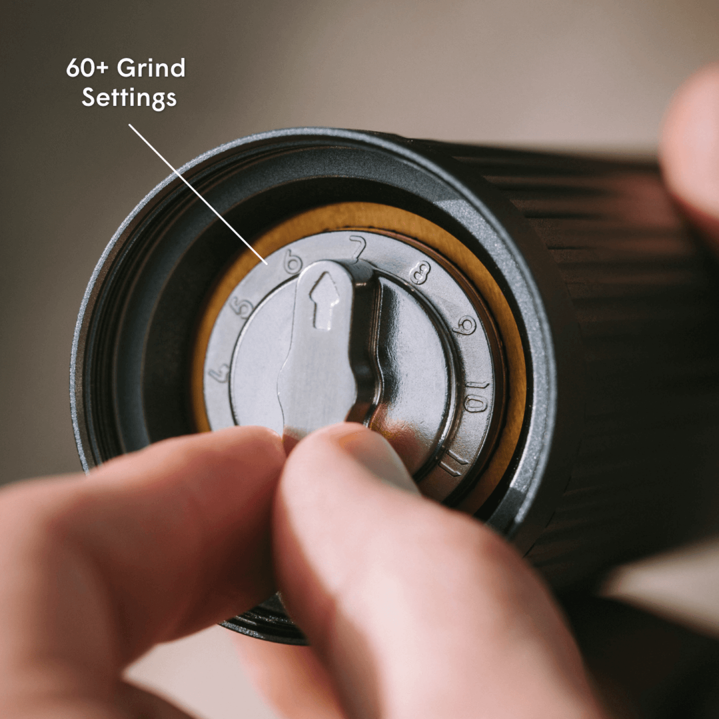 AeroPress Manual Coffee Grinder - Manual Coffee Grinder for Fresh Daily Brewing