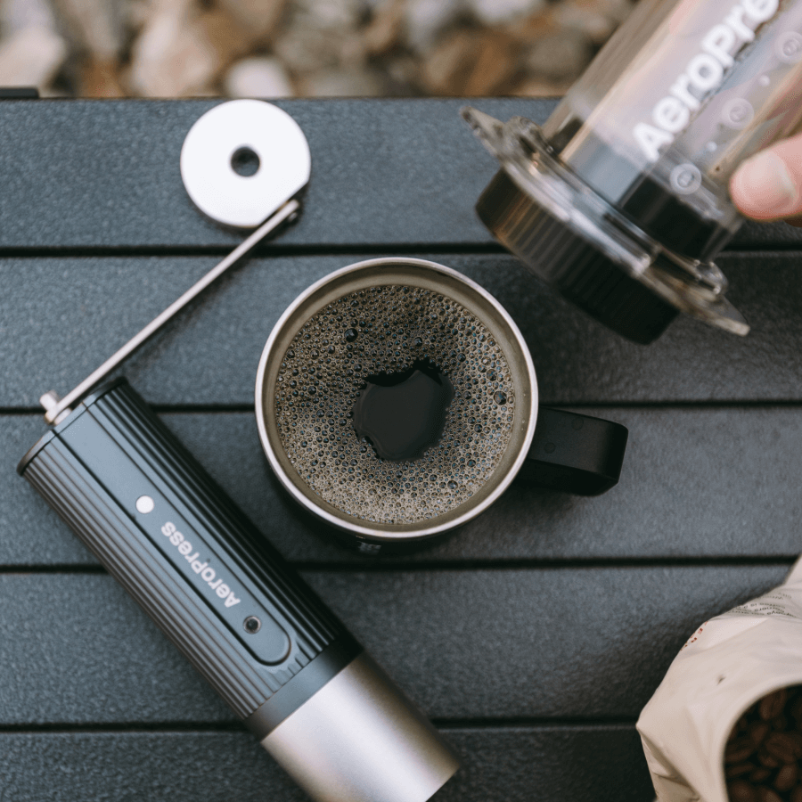 AeroPress Manual Coffee Grinder - Manual Coffee Grinder for Fresh Daily Brewing