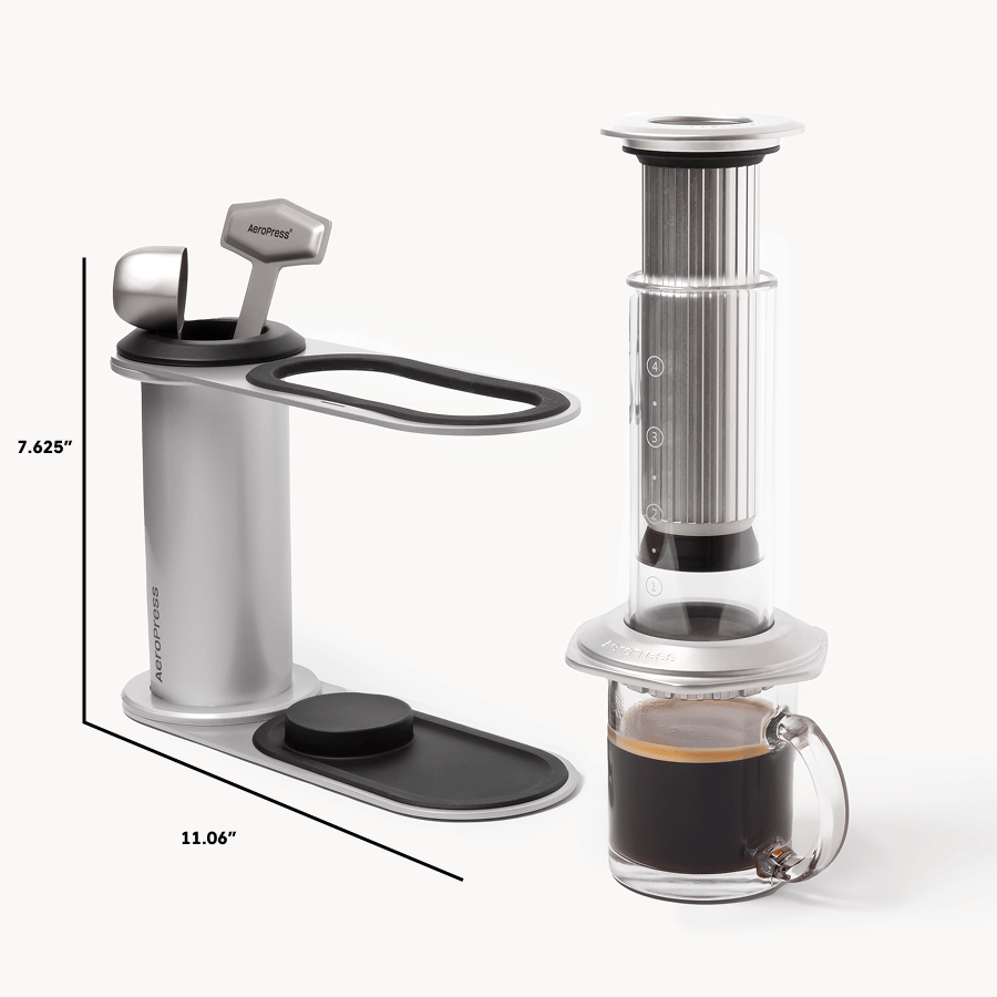 AeroPress Organizer Stand - Stainless Steel - Coffee Station Organizer for Everyday Use