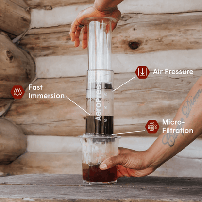 Travelers Bundle - Clear XL - Coffee Brewing Bundle for Complete Preparation
