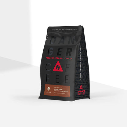 Medium Roast Whole Bean Remineralized Coffee - Roasted Coffee for Everyday Home Brewing