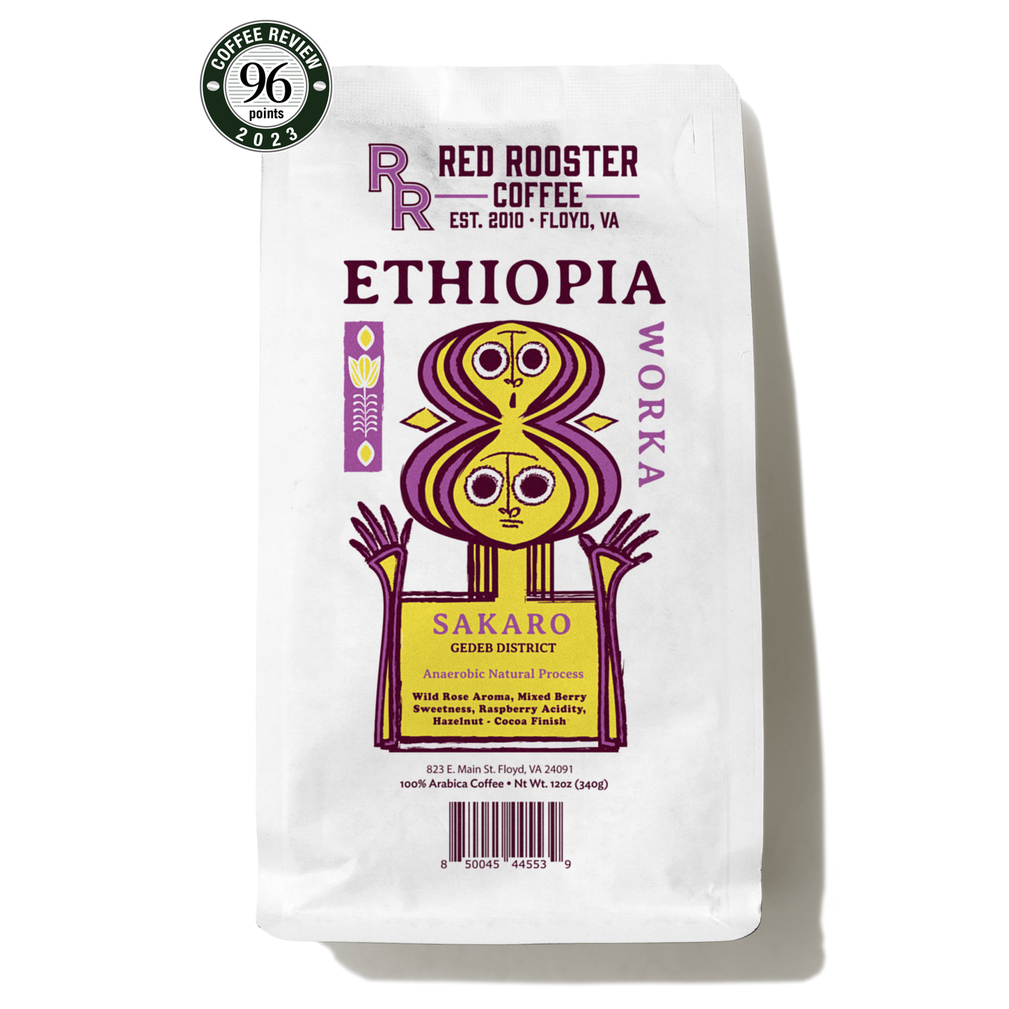 Ethiopia Worka Sakaro Anaerobic Natural - Roasted Coffee for Everyday Home Brewing