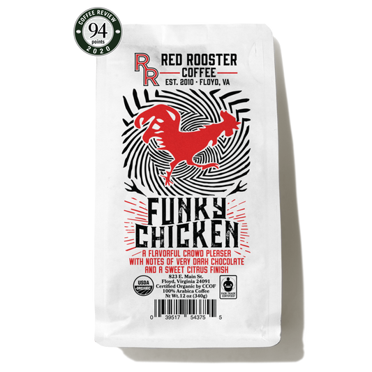 Organic Funky Chicken - Roasted Coffee for Everyday Home Brewing
