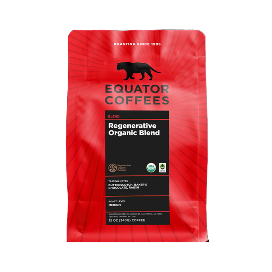 Regenerative Organic Blend 12 oz - Roasted Coffee for Everyday Home Brewing