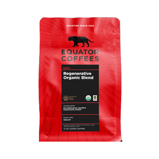 Regenerative Organic Blend 12 oz - Roasted Coffee for Everyday Home Brewing