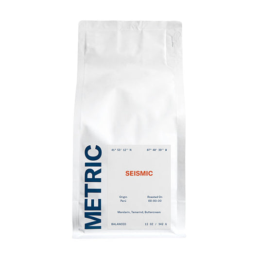 Seismic 12 oz - Roasted Coffee for Everyday Home Brewing