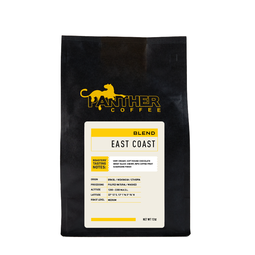 East Coast Espresso 12 oz - Coffee Press for Smooth Everyday Brewing