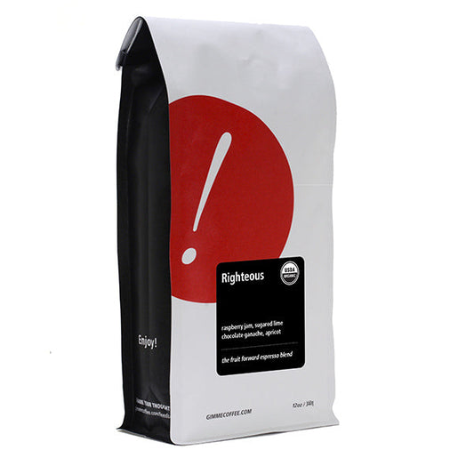 Righteous (Organic) 2 lb - Roasted Coffee for Everyday Home Brewing