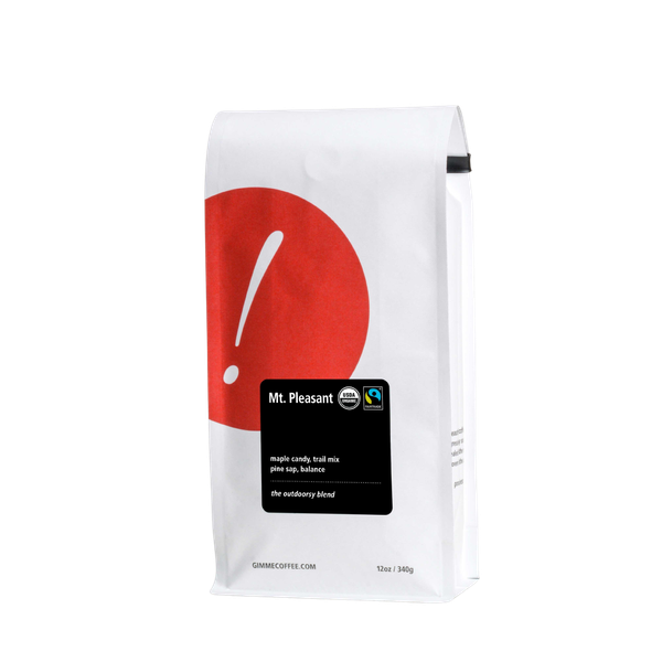 Mt Pleasant Fairtrade Organic 12 oz - Roasted Coffee for Everyday Home Brewing